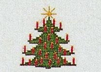 Fremme Stickpackung - Weihnachtsbaum 9x12 cm