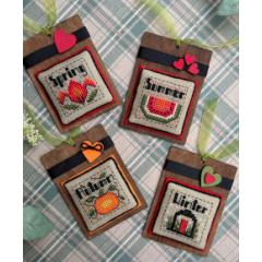 Stickvorlage Frony Ritter Designs - Tags Of The Seasons