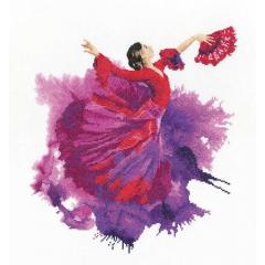 Heritage Crafts Stickpackung - Flamenco