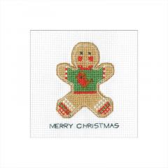 Heritage Crafts Stickpackung - Gingerbread Card - Christmas Jumper