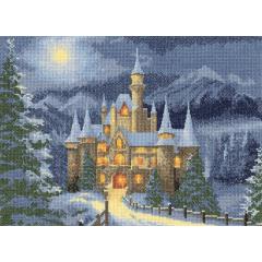 Heritage Crafts Stickpackung - Christmas Fairytale Castle