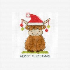 Heritage Crafts Stickpackung - Highland Card - Santa