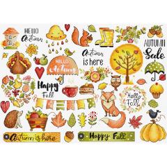 Leti Stitch Stickpackung - Autumn Sampler