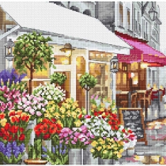 Leti Stitch Stickpackung - Flower Shop