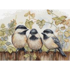 Luca-S Stickpackung - Chickadees On The Fence