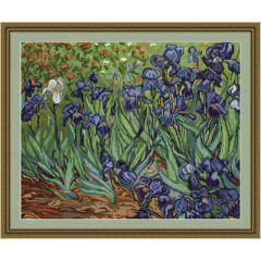 Luca-S Stickpackung Gobelinpackung - Irises, reproduction of Van Gogh