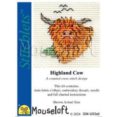 Stickpackung Mouseloft - Highland Cow