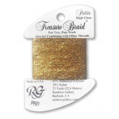 Rainbow Gallery Petit Treasure Braid - High Gloss Gold