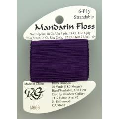 Rainbow Gallery Mandarin Floss - Very Dark Violet (Ersatz für Needlepaints 2011)