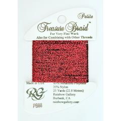 Rainbow Gallery Petit Treasure Braid - Madeira Red