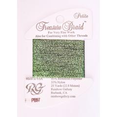 Rainbow Gallery Petit Treasure Braid - Moss Green