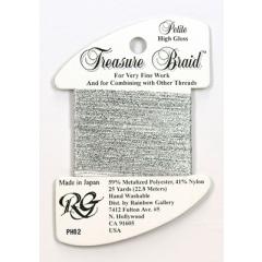 Rainbow Gallery Petit Treasure Braid - High Gloss Silver