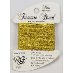 Rainbow Gallery Petit Treasure Braid - High Gloss Bright Gold