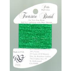 Rainbow Gallery Petit Treasure Braid - High Gloss Christmas Green