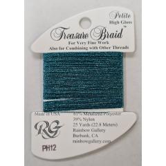 Rainbow Gallery Petit Treasure Braid - High Gloss Dark Turquoise