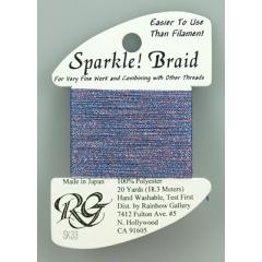 Rainbow Gallery Sparkle! Braid - Blue Violet