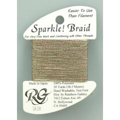 Rainbow Gallery Sparkle! Braid - Mos Green