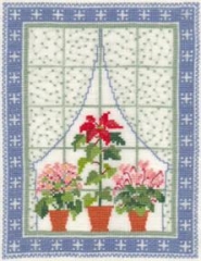 Fremme Stickpackung - Blumenfenster