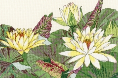 Bothy Threads Stickpackung - Water Lily Blooms