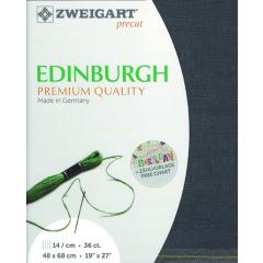 Zweigart Edinburgh Precut 35ct - magical grey (48x68 cm)